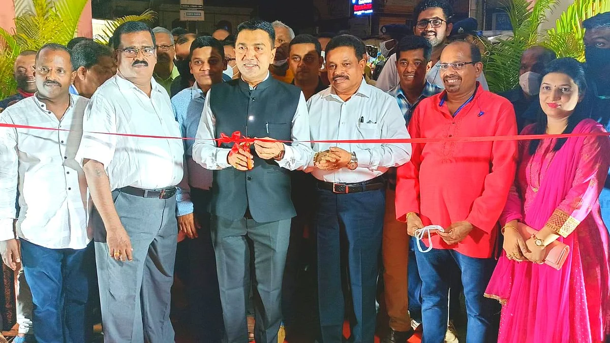 मंदिर शुशोभिकरणामुळे साखळीच्या सौंदर्यांत भर: मुख्यमंत्री सावंत