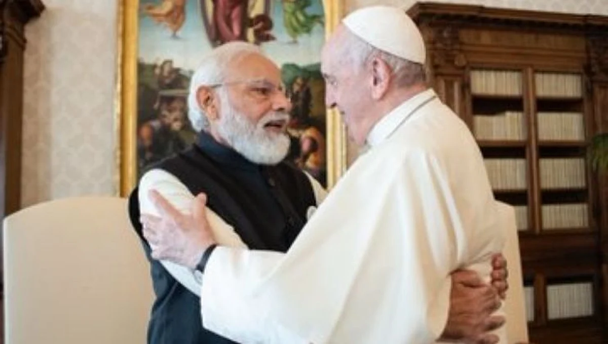 Prime Minister Narendra Modi & Pope Francis