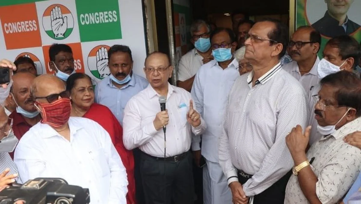 Goa: प्रदेश काँग्रेसच्या निवडणूक कार्यालयाचे माजी मुख्यमंत्र्यांनी केले उद्घाटन