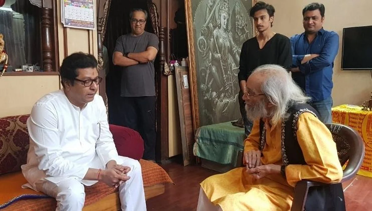 'शिवाज्ञा' म्हणत राज ठाकरेंची व्यंगचित्राच्या माध्यमातून बाबासाहेब पुरंदरेंना श्रद्धांजली