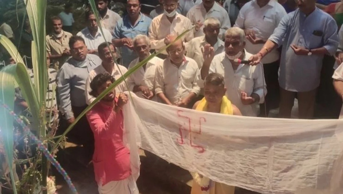 सडा लक्ष्मीनारायण प्रांगणात तुळशीविवाह उत्साहात