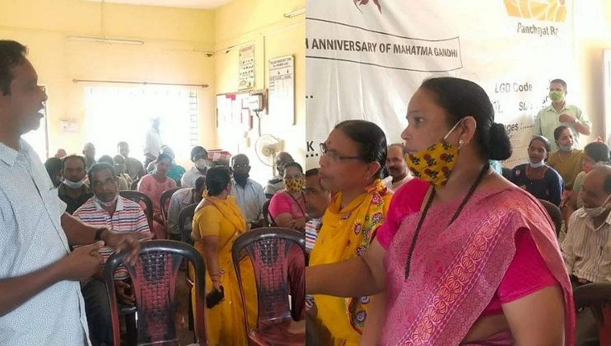 तुये नागरिकांनी वीज आणि पाण्याच्या समस्या मांडल्या अधिकाऱ्यांकडे!