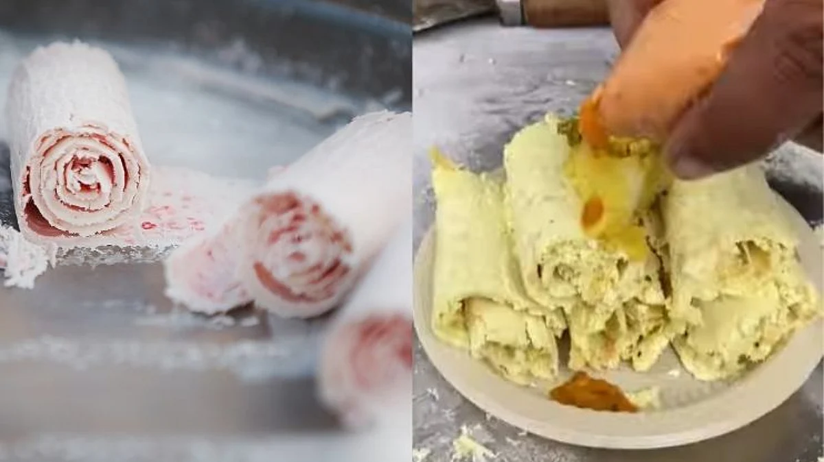 Video Viral: मसाला डोसा आइस्क्रीम रोल विचित्र फुडकॉम्बिनेशन!
