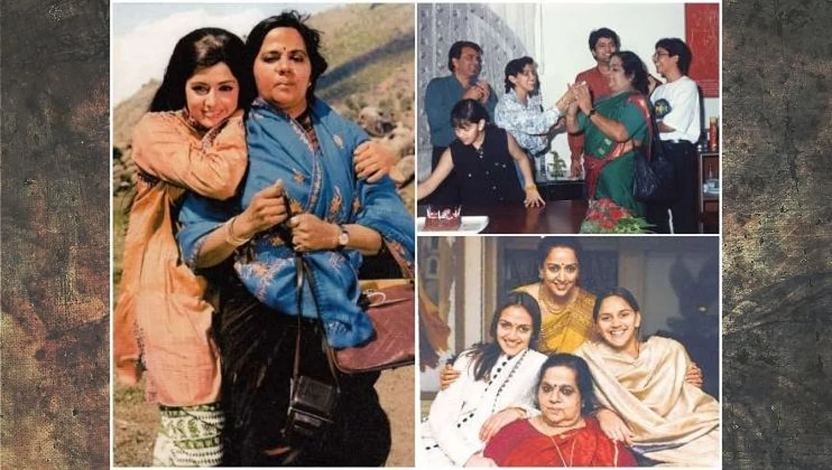 हेमा मालिनी यांनी आपल्या आईच्या आठवणींना उजाळा देत थ्रोबॅक फोटो केले शेअर