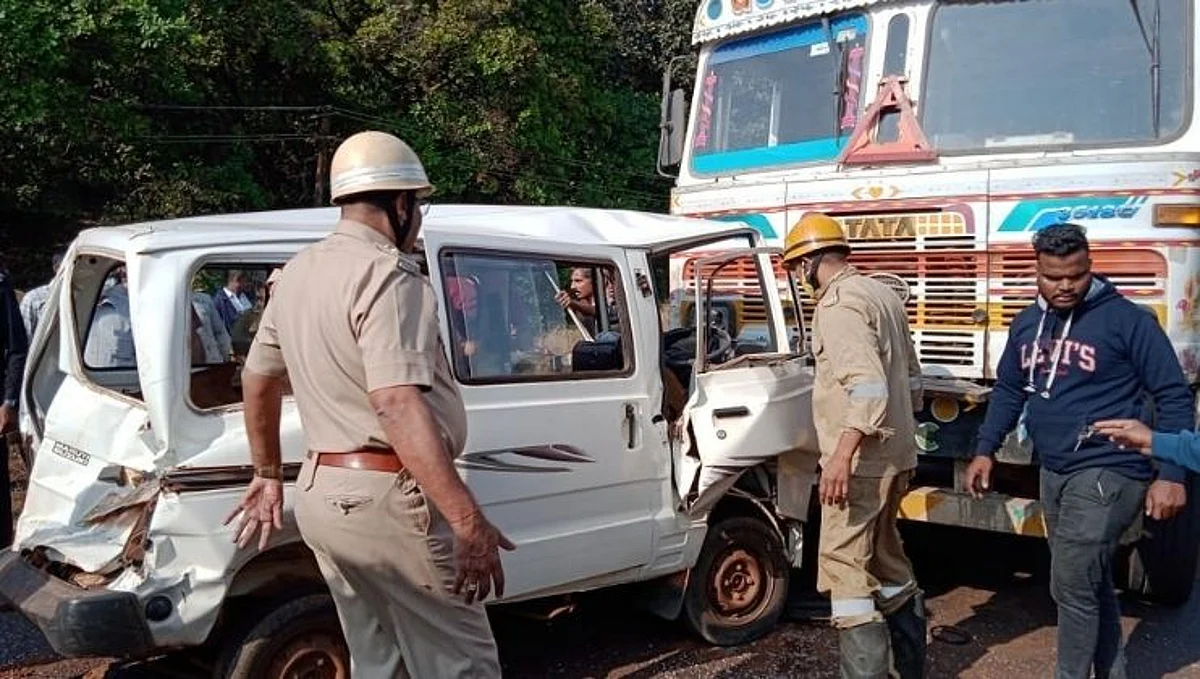 Goa Accident of car in Malpe