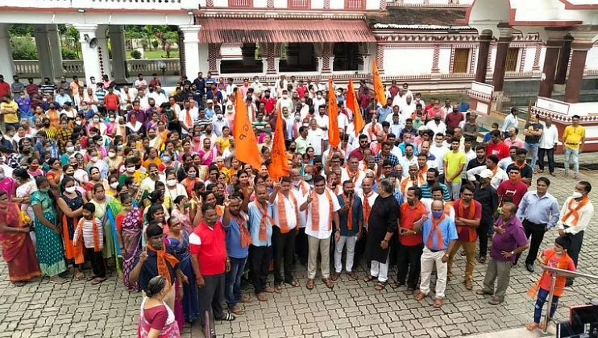 मांद्रे मतदारसंघात भाजप कार्यकर्त्यांचा MGP ला जाहीर पाठिंबा
