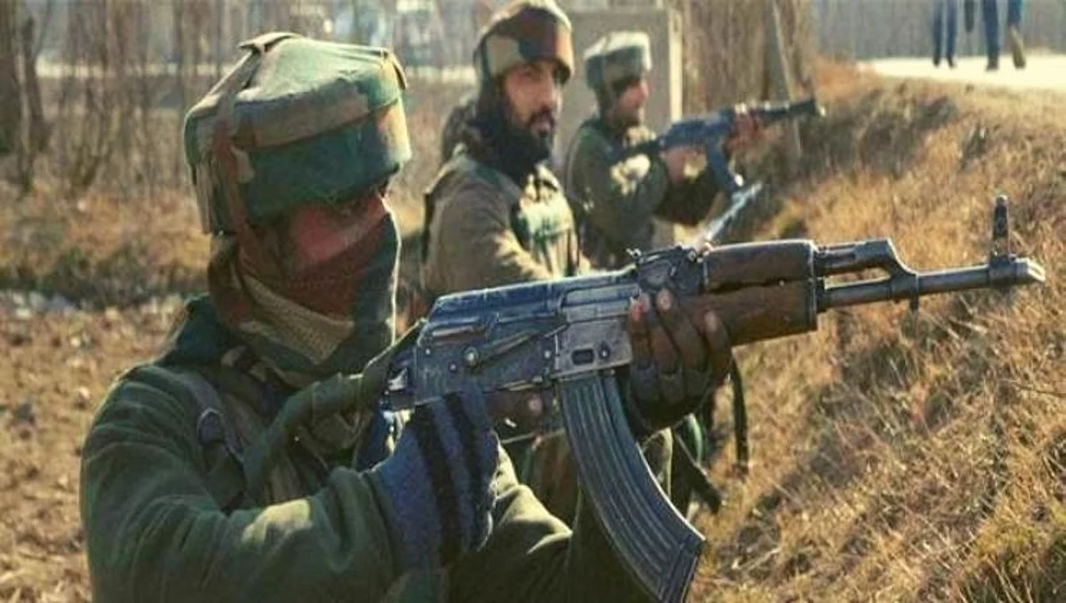 Encounter underway between security forces and terrorists in Pulwama district