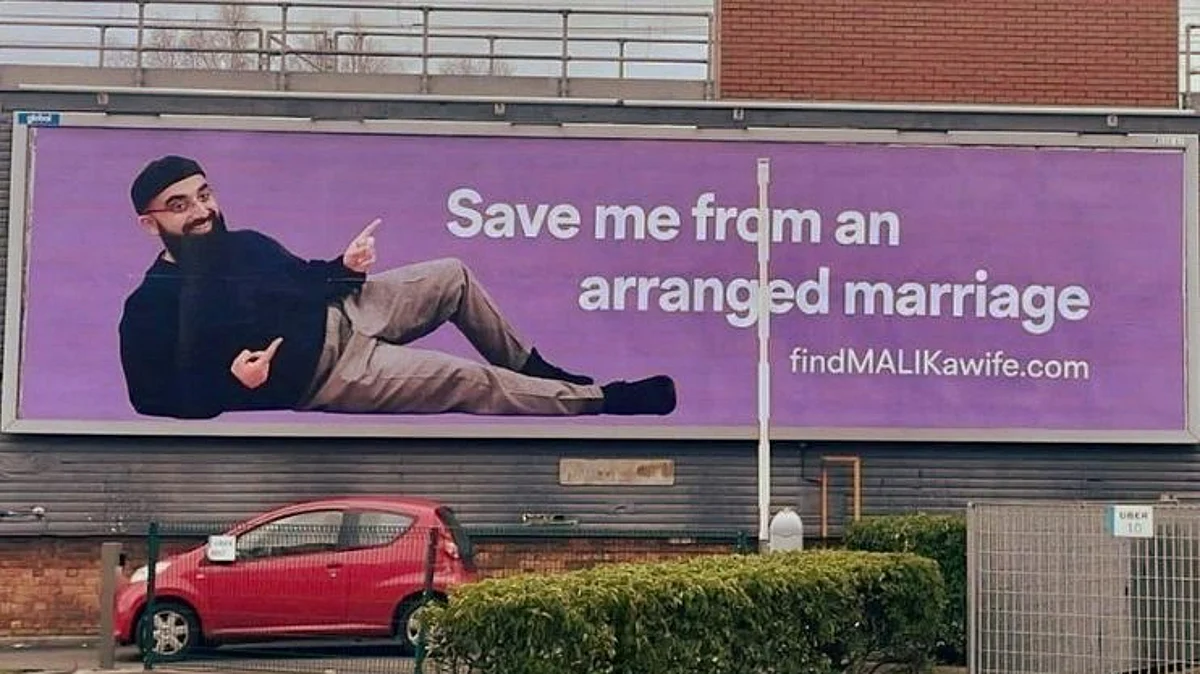 British bachelor raises banner for wedding 