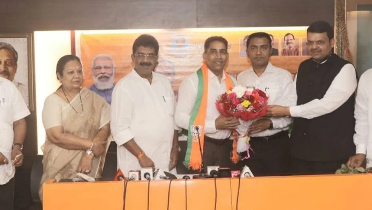 अखेर गोविंद गावडेंच्या हाती भाजपचा भगवा झेंडा