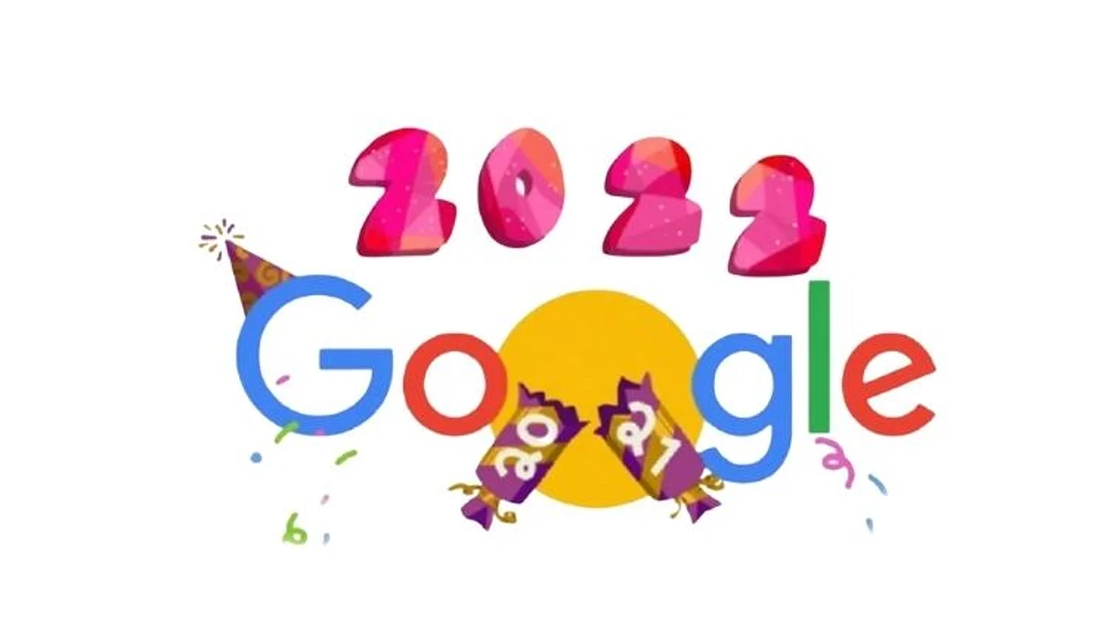New Year 2022: गुगलने डुडल बनवून अनोख्या पद्धतीने केले नव्या वर्षाचे स्वागत
