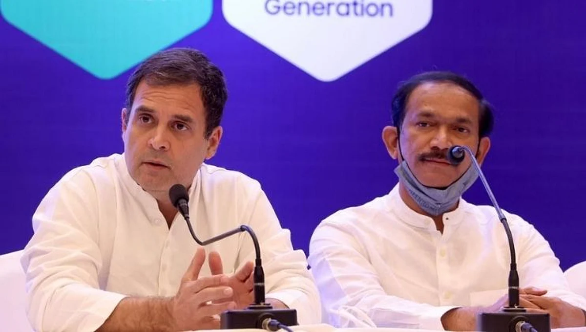 Rahul Gandhi & Girish Chodankar