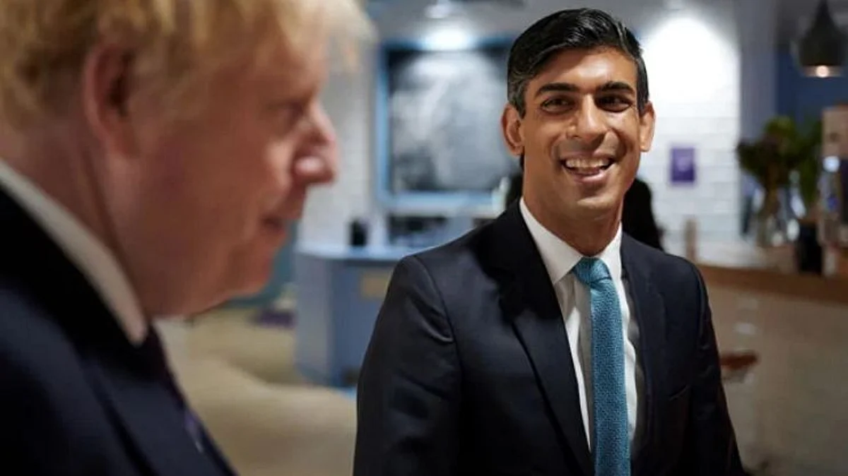 Prime Minister Boris Johnson and Rishi Sunak