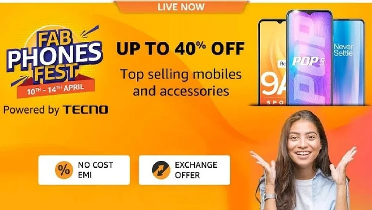 अमेझॉनवर मोबाईल विक्री सुरू, 40% पर्यंत डिस्काउंट