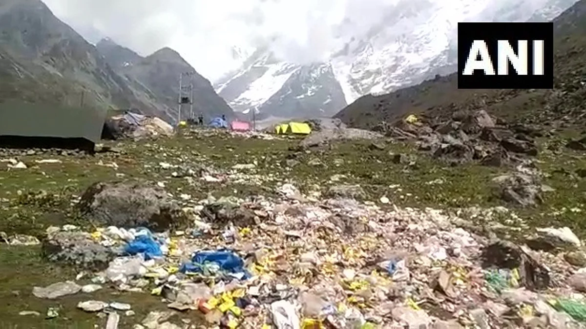 plastic waste in kedarnath