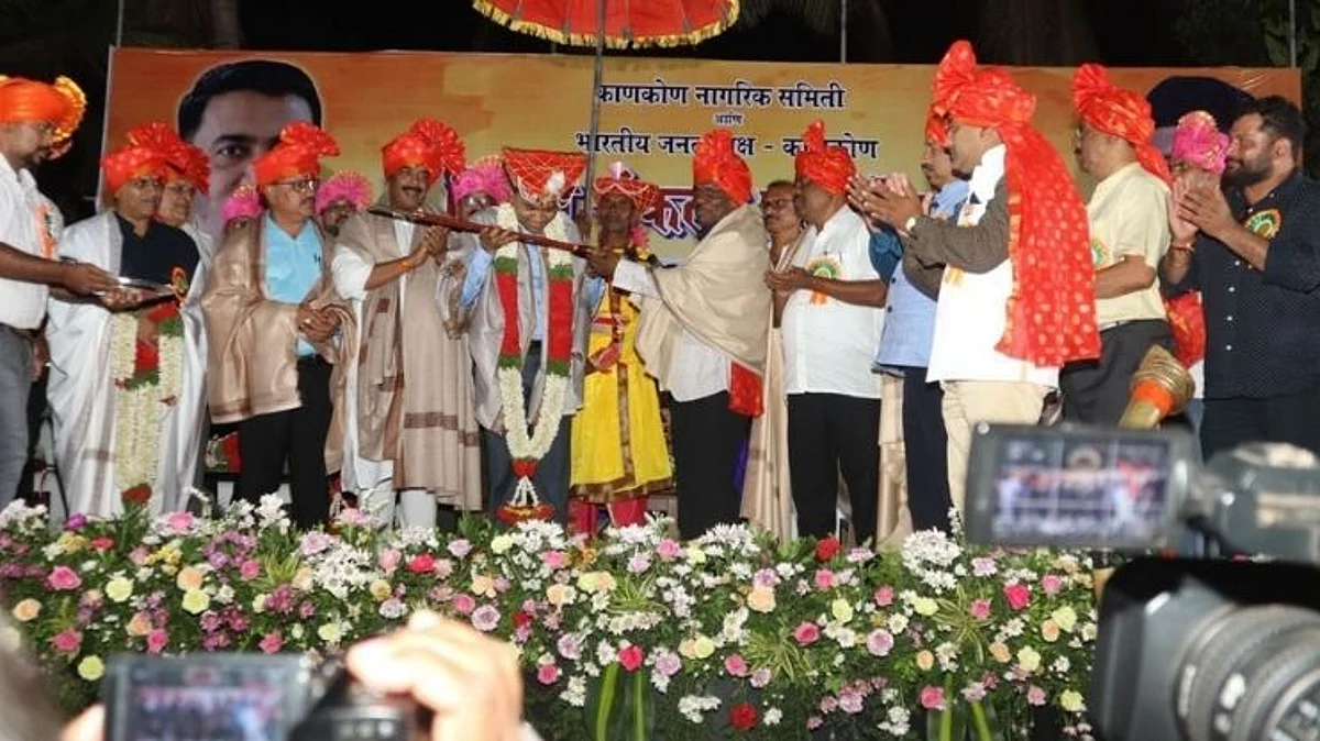 काणकोणात मुख्यमंत्री प्रमोद सावंतांना देण्यात आली भवानी तलवार!