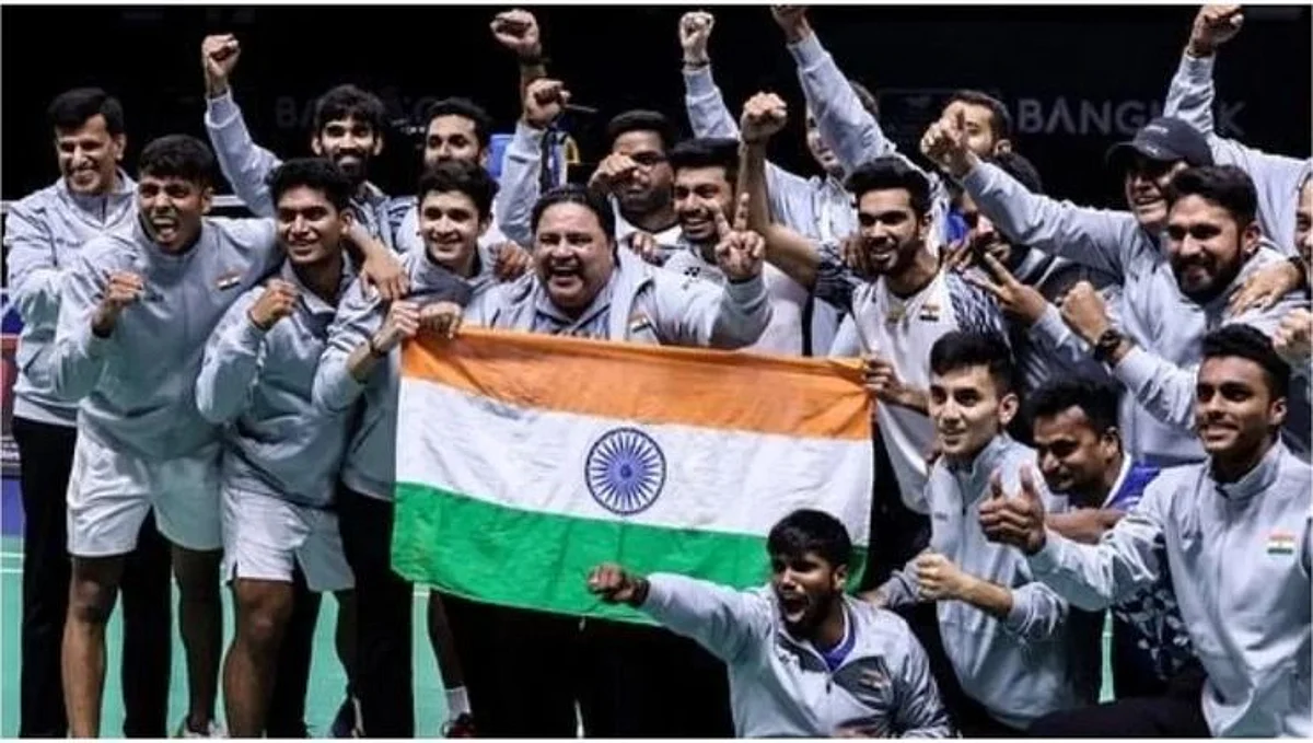 Thomas Cup 2022 Final: भारतीय पुरुष बॅडमिंटन संघाने 73 वर्षानंतर रचला इतिहास
