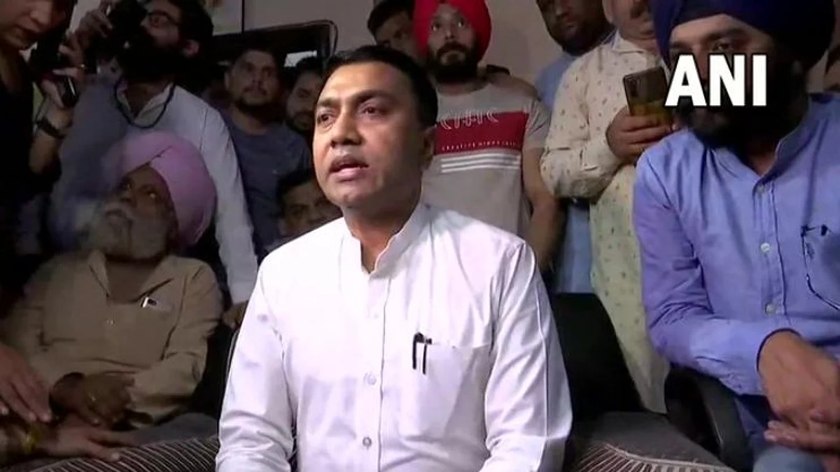 तिजंदर बग्गा यांच्या समर्थनार्थ गोव्याचे मुख्यमंत्री प्रमोद सावंत