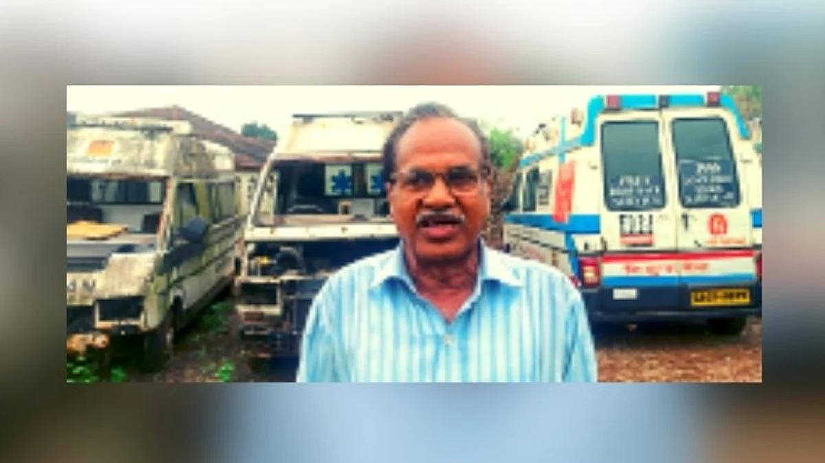 ‘कासारवर्णे’च्या रुग्णवाहिकांना लागला गंज...