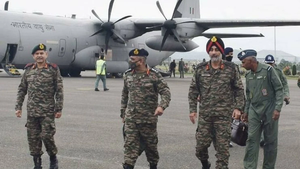 Manoj Pande Kashmir Visit