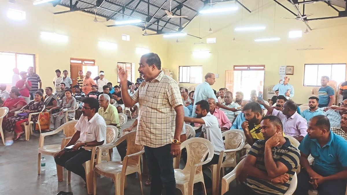 Korgaon Village meeting