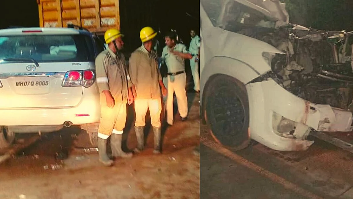 वशालबाग धारगळ येथे चारचाकीची ट्रकला धडक; तिघे जखमी