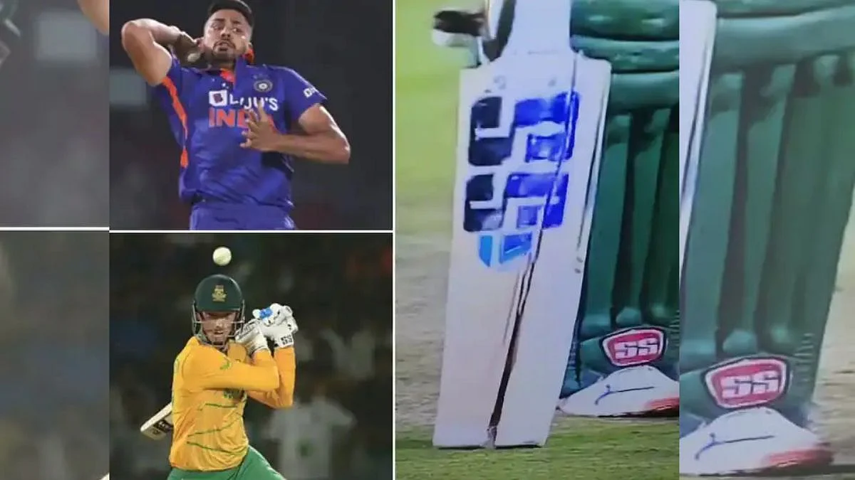 IND vs SA: बॅट तुटून आली हाथी, आवेश खानच्या वेगानं केला कहर - पाहा फोटो