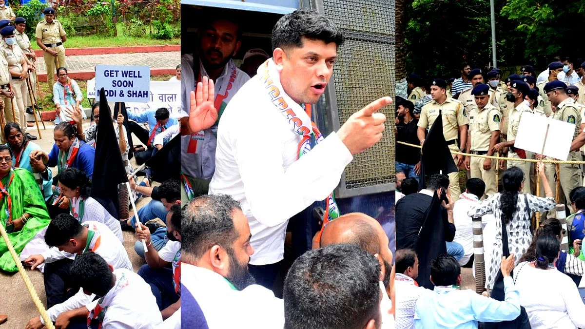राहुल गांधी ED केसचे पडसाद गोव्यात; GPCC अध्यक्षांसह कार्यकर्ते ताब्यात