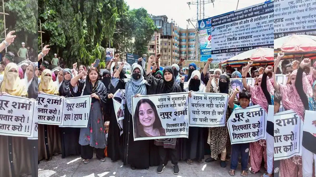 पैगंबर मोहम्मद यांच्यावर वादग्रस्त वक्तव्य; जंतर-मंतरवर AIMIM चे प्रदर्शन, हिंदू महासभेच्या समर्थनार्थ मोर्चा