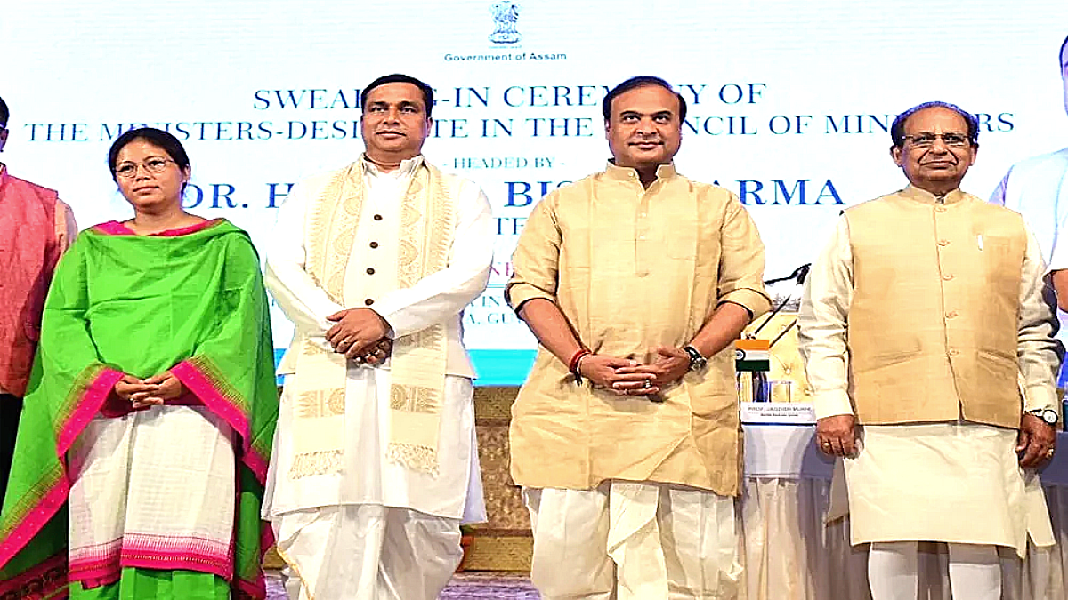 आसाममध्ये पहिल्यांदाच मंत्रिमंडळ विस्तार, सरमा यांच्या टीममध्ये या चेहऱ्यांना मिळाली संधी