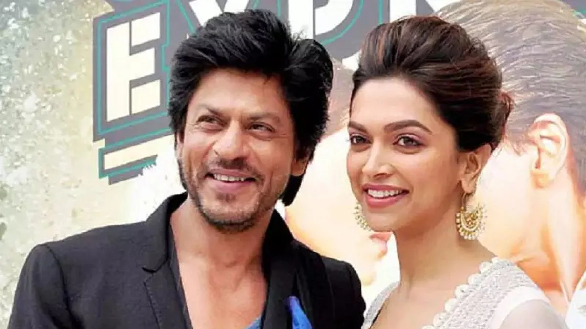 Deepika Padukone and Shah Rukh Khan