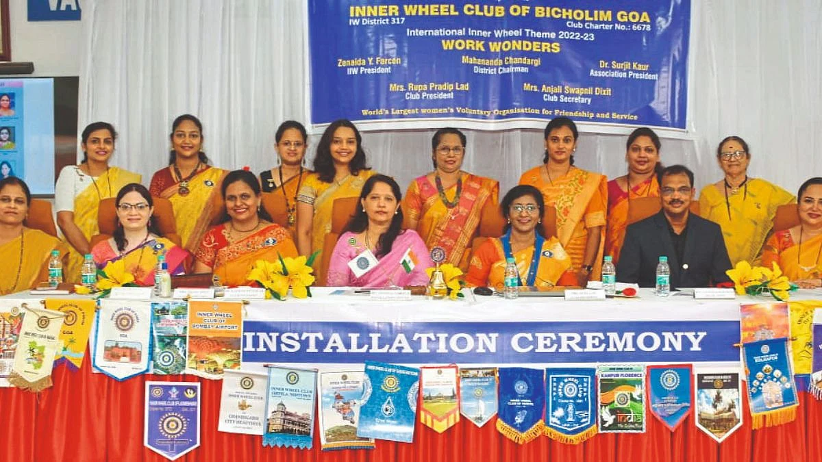 bicholim Innerwheel Club takes over in goa