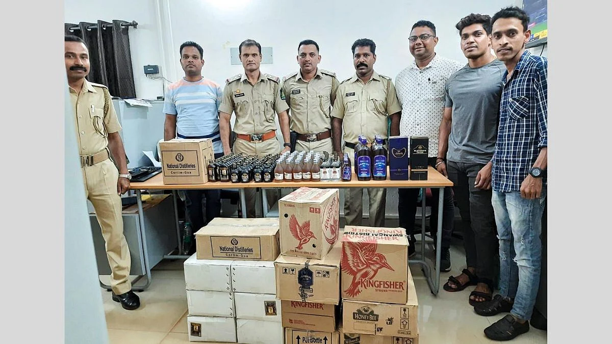 Liquor Seized by Colvale Police