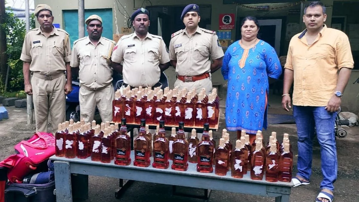 Liquor Seized in Vasco