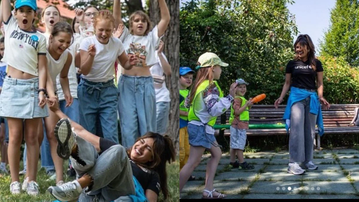 Priyanka Chopra meets refugee families in Poland who fled war in Ukraine