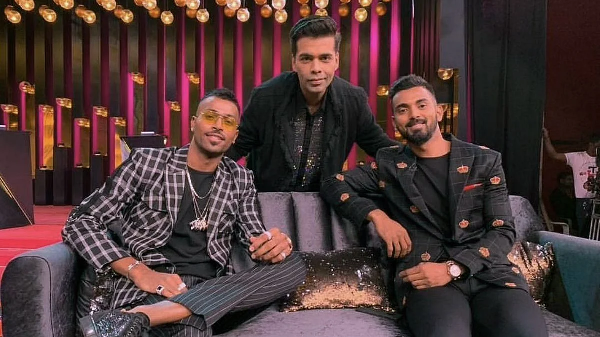Hardik Pandya, KL Rahul And Karan Johar