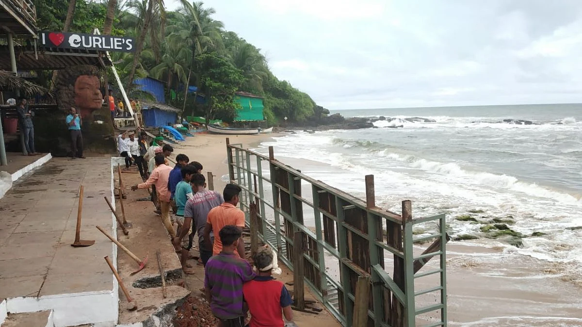 Curlies Club Demolition Anjuna Goa