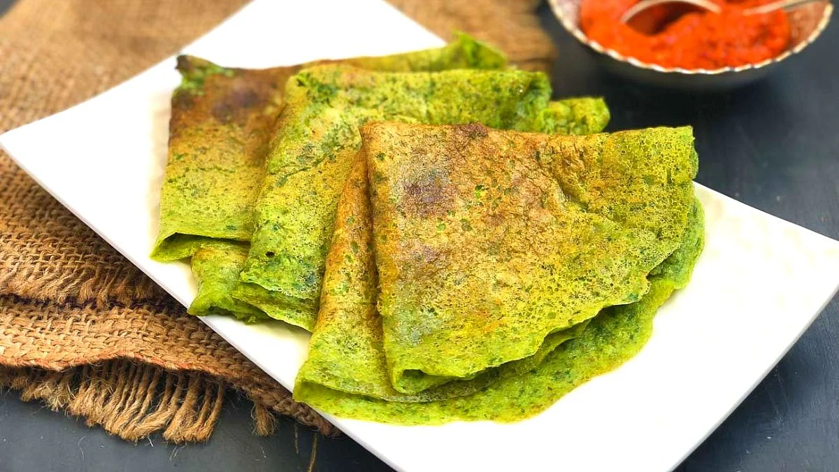Palak Paneer Cheela
