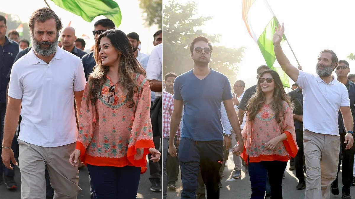 Riya Sen Joins Bhart Jodo Yatra