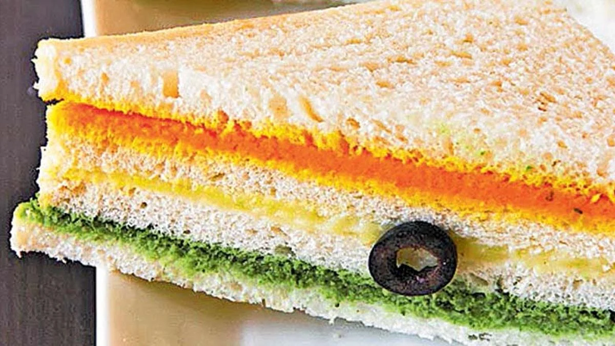 Tricolour Sandwich Recipe | Republic day 2023