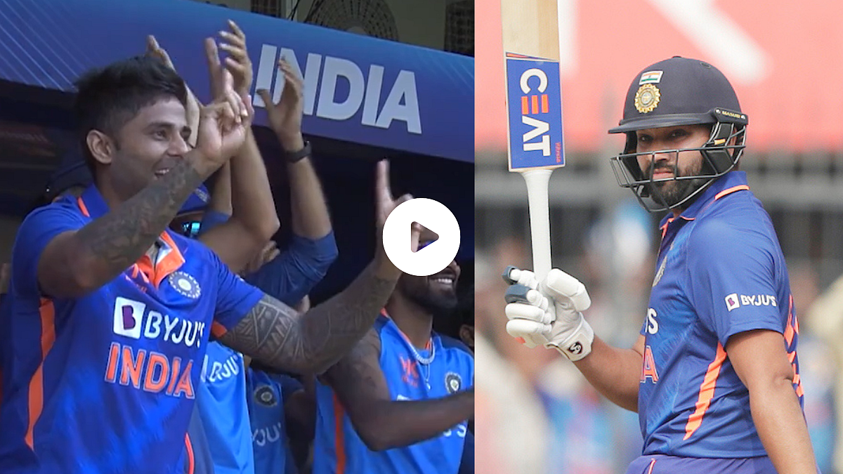 Suryakumar Yadav reaction on Rohit Sharma Century