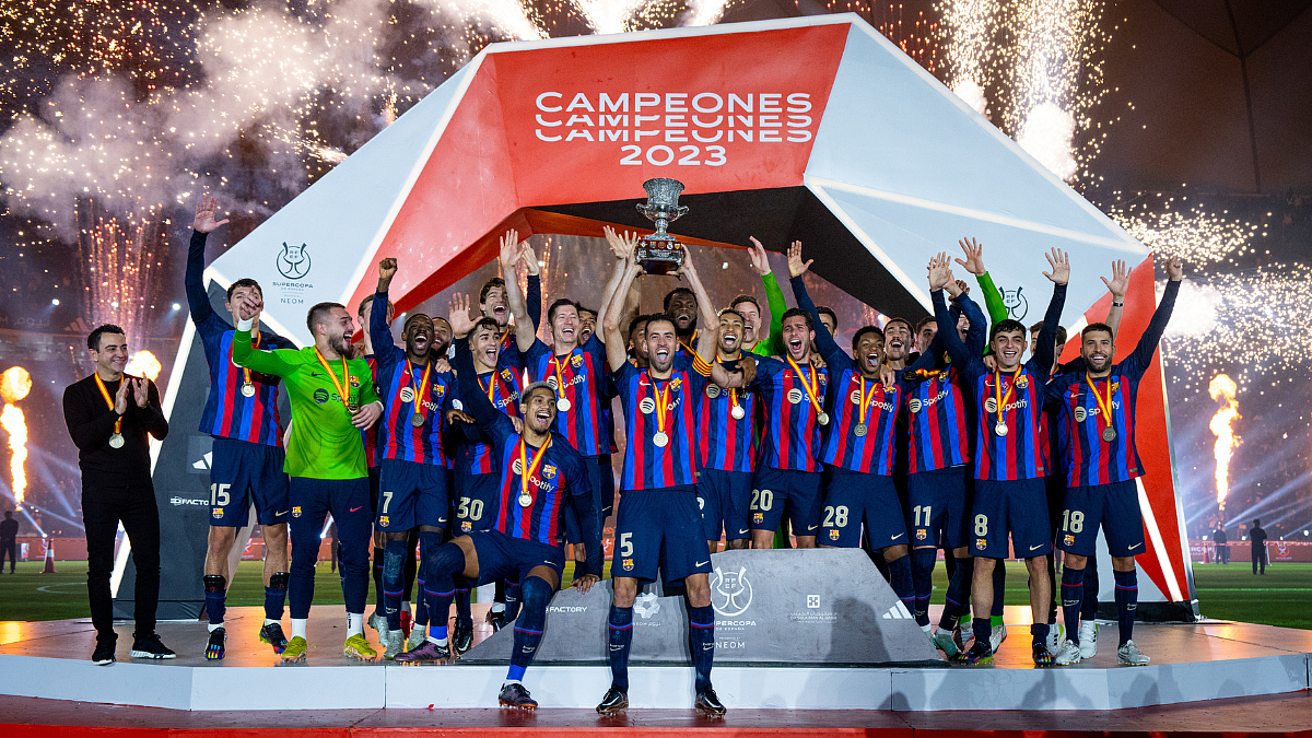 FC Barcelona in the Spanish Supercup final