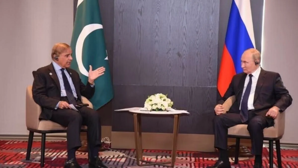Shehbaz Sharif & Vladimir Putin