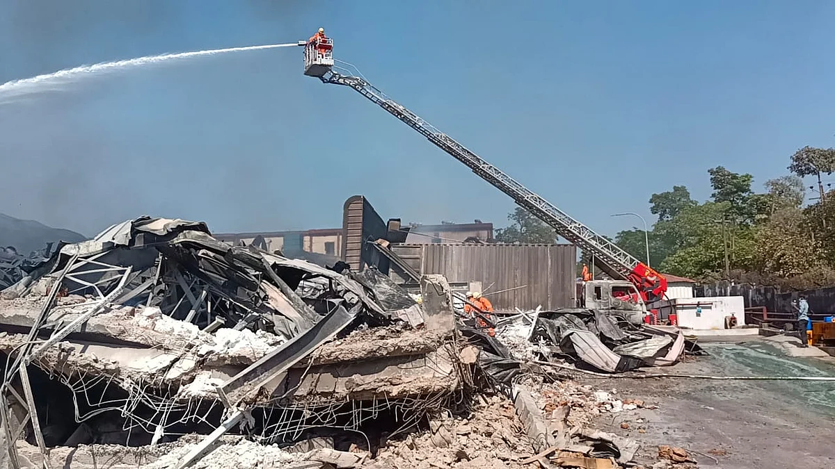 Pilerne Fire | Fire in Goa Paint Factory