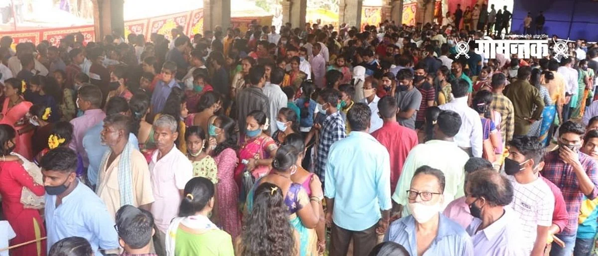 Gomantakiya Shiva devotees made a big crowd to pay obeisance to Lord Shiva