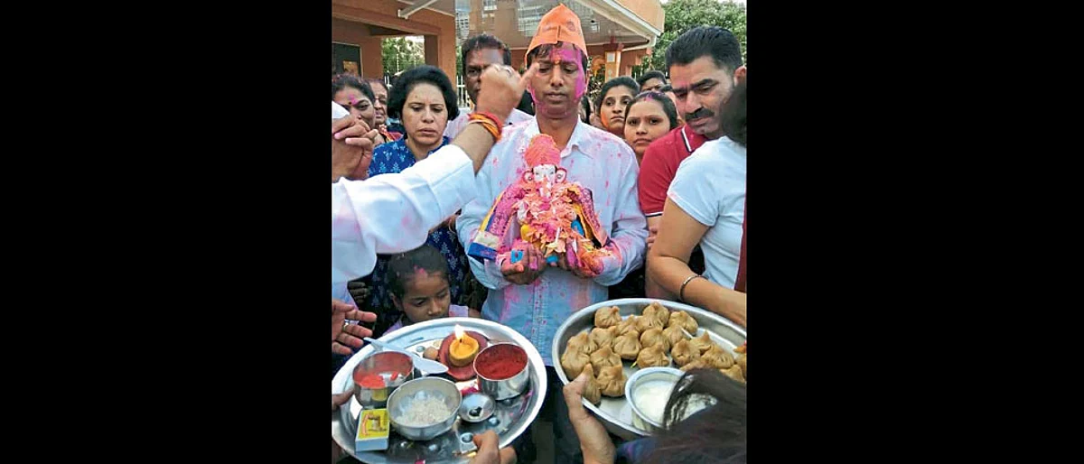 दक्षिण आफ्रिकेतील बोटस्वानात गणरायाचा जयजयकार