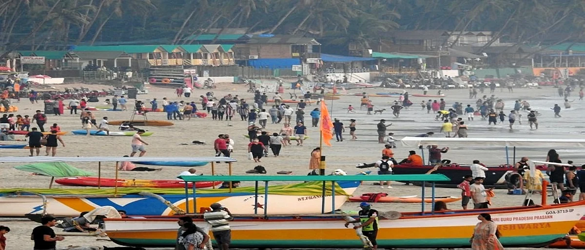 South Goaत वाढतेय देशी पर्यटकांची संख्या