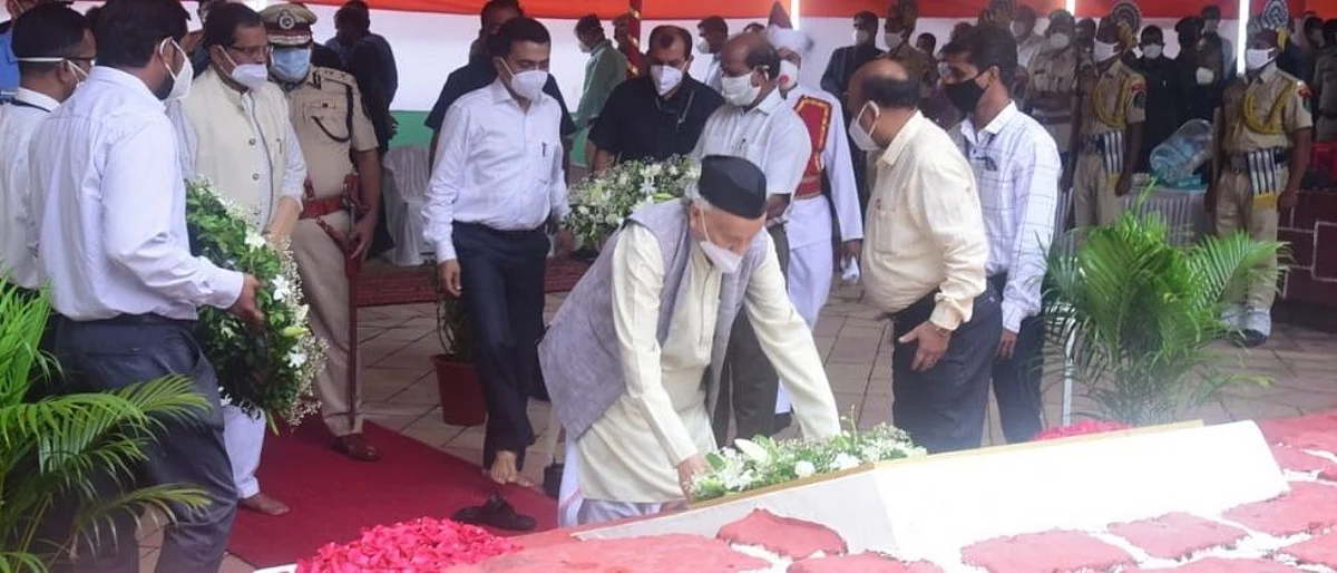 Goa Revolution Day: राज्यपाल कोश्यारी आणि मुख्यमंत्री सावंत यांनी शहीदांना श्रद्धांजली वाहिली