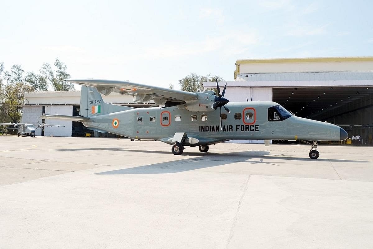 IAF inducts first of six new Dornier Do-228 aircraft manufactured by HAL
