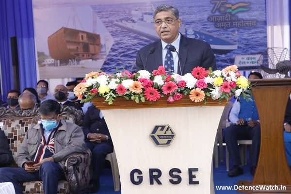 GRSE lays keel of 5th anti-submarine warfare shallow watercraft
