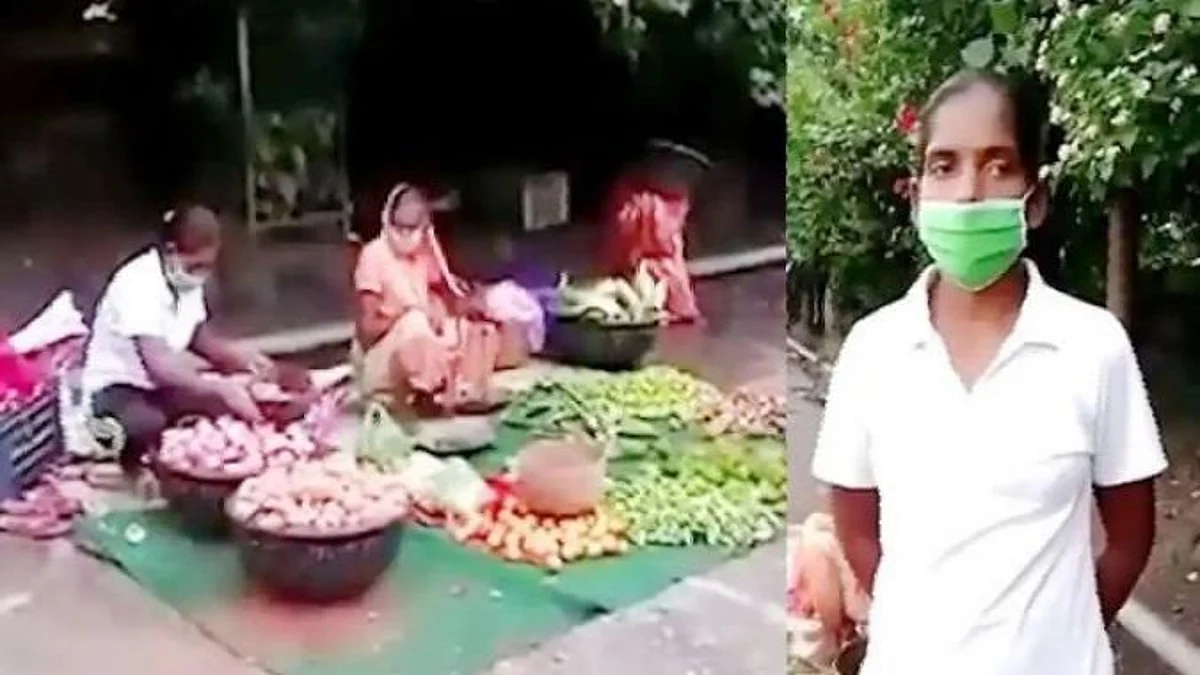 आठ सुवर्णपदके विजेती महिला धावपटू विकतेय भाजीपाला !